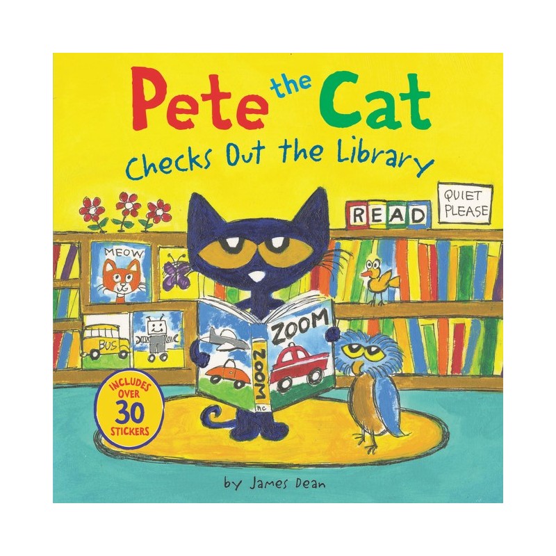 Pete the Cat Checks Out the Library