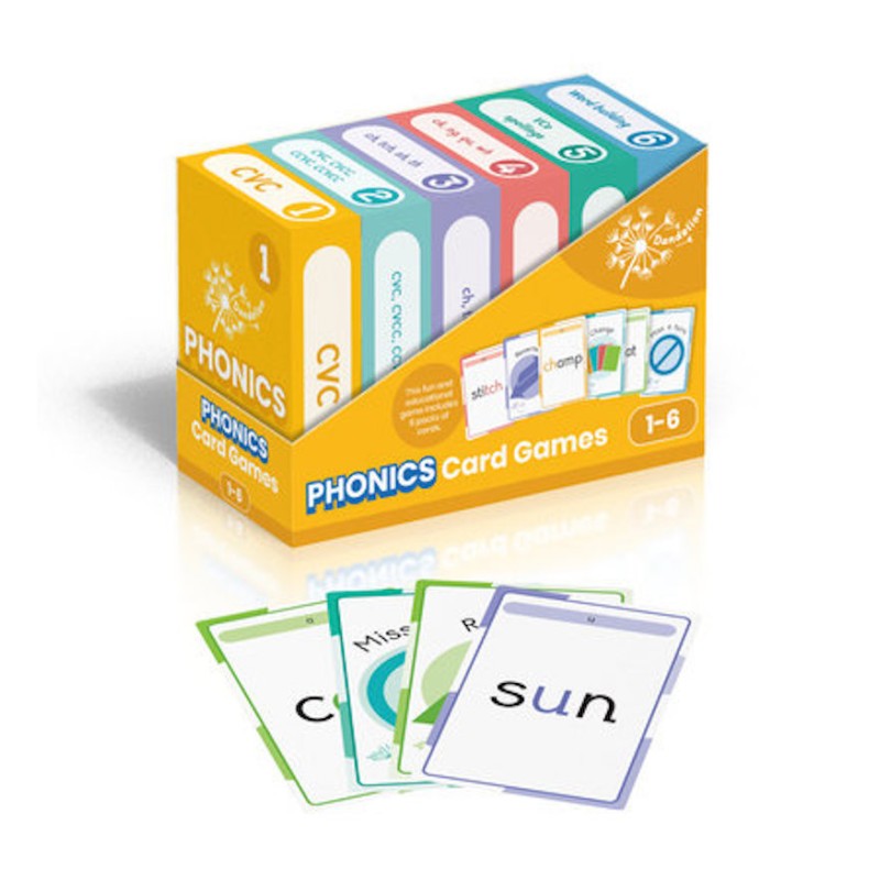 Phonic Books Dandelion Card Games