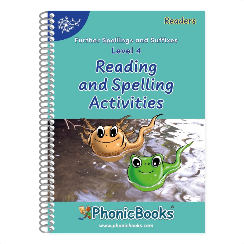 Phonic Books Dandelion Readers Reading and Spelling Activities Level 4