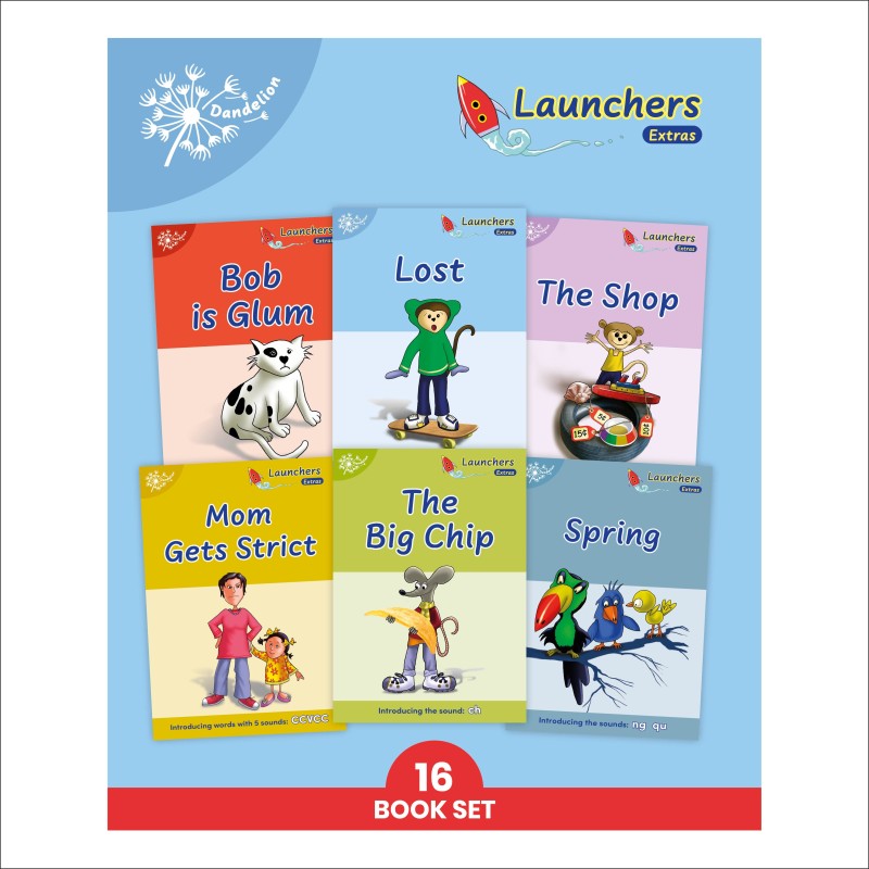 Phonic Books Dandelion Launchers Extras Stages 8-15 (16 Books)