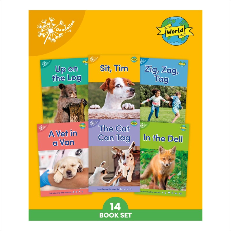 Phonic Books Dandelion World Stages 1-7 (14 Books)