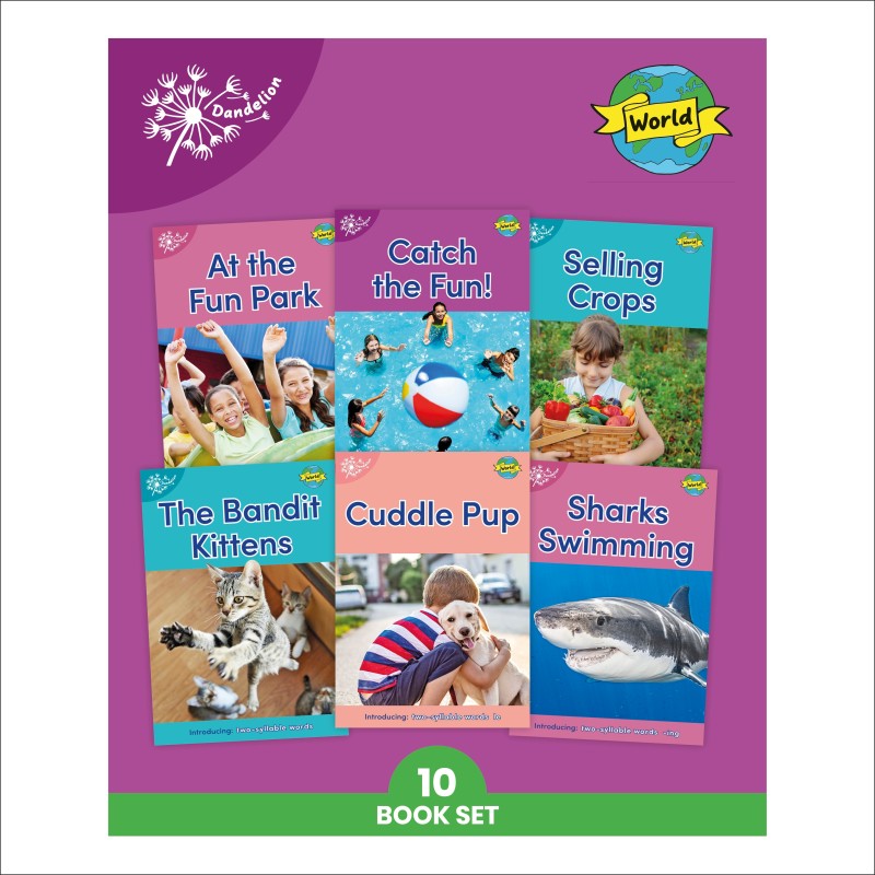 Phonic Books Dandelion World Stages 16-20 (10 Books)