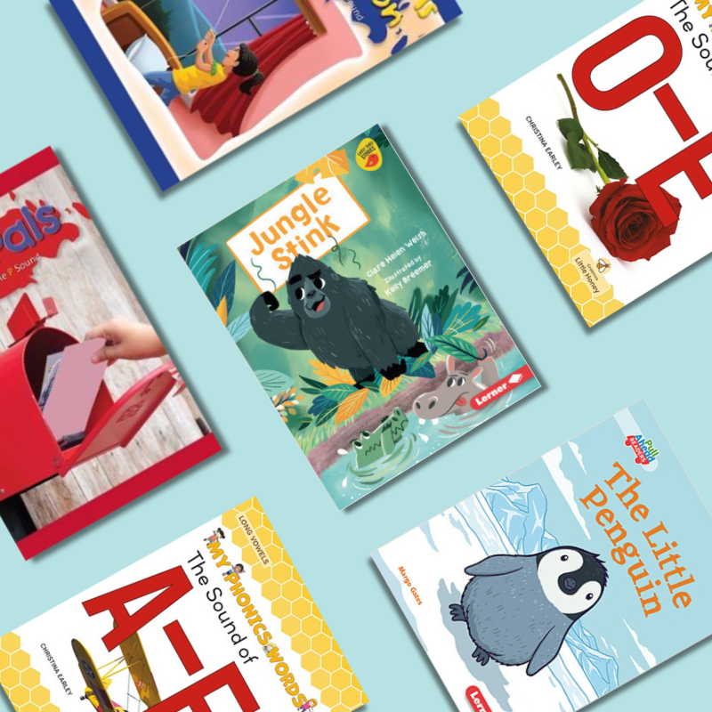 Phonics and Decodables Classroom Library 4 Multi-Copy Collection: 10 titles, 25 Copies Each