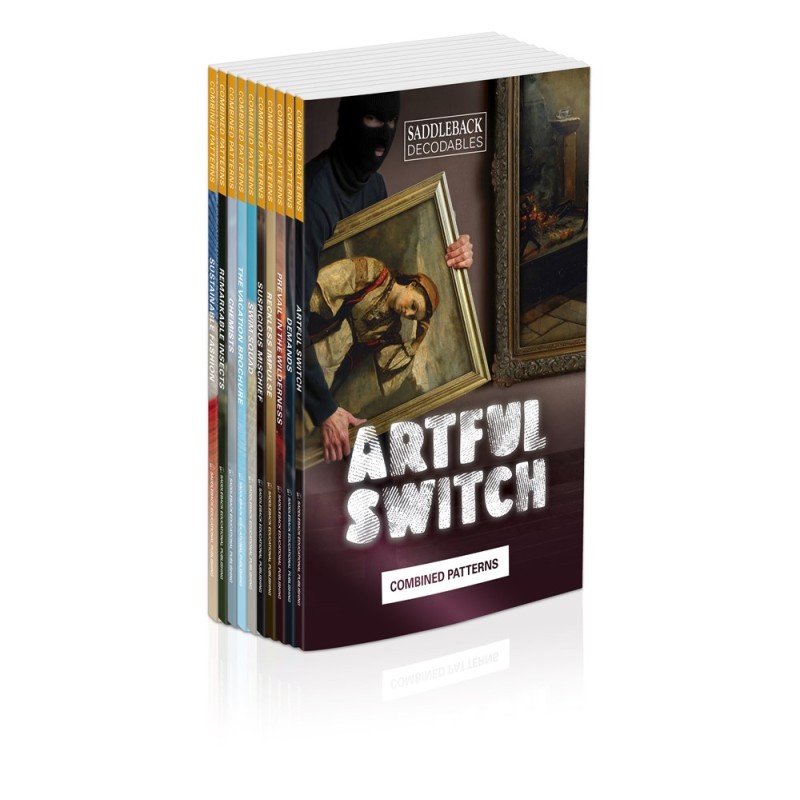 Phonics Decodable Readers - Combined Patterns Set 1 (1 each of 10 titles)