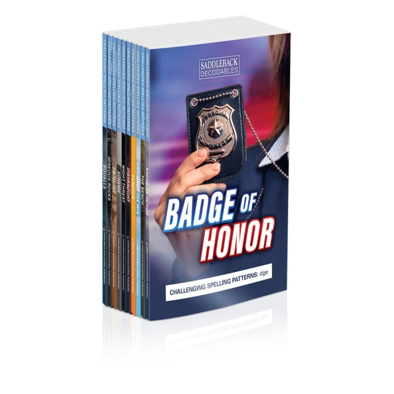 Phonics Decodable Readers - Challenging Spelling Patterns (1 each of 10 titles)