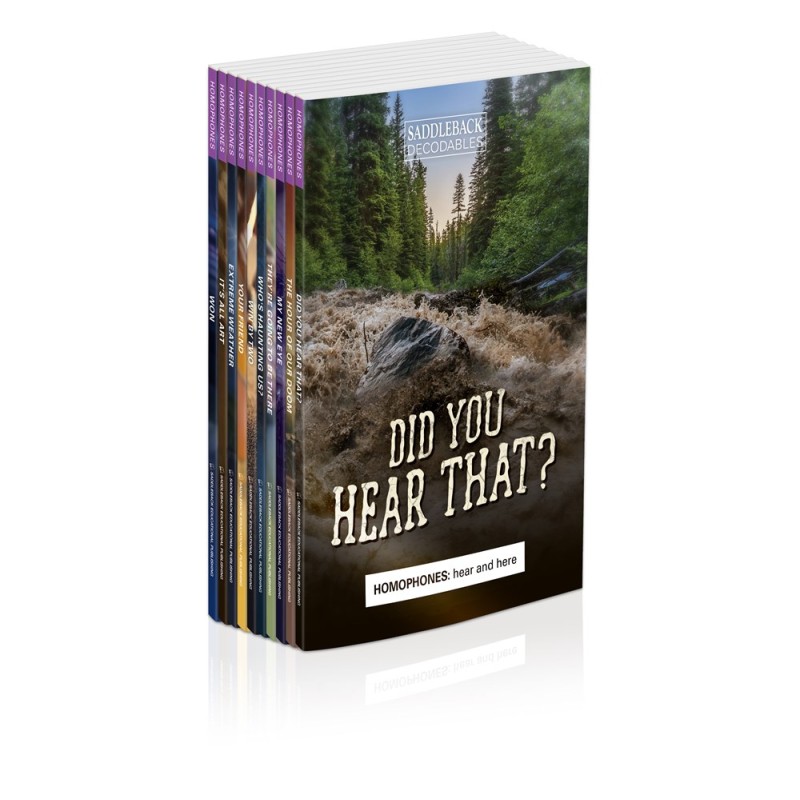 Phonics Decodable Readers - Homophones (1 each of 10 titles)