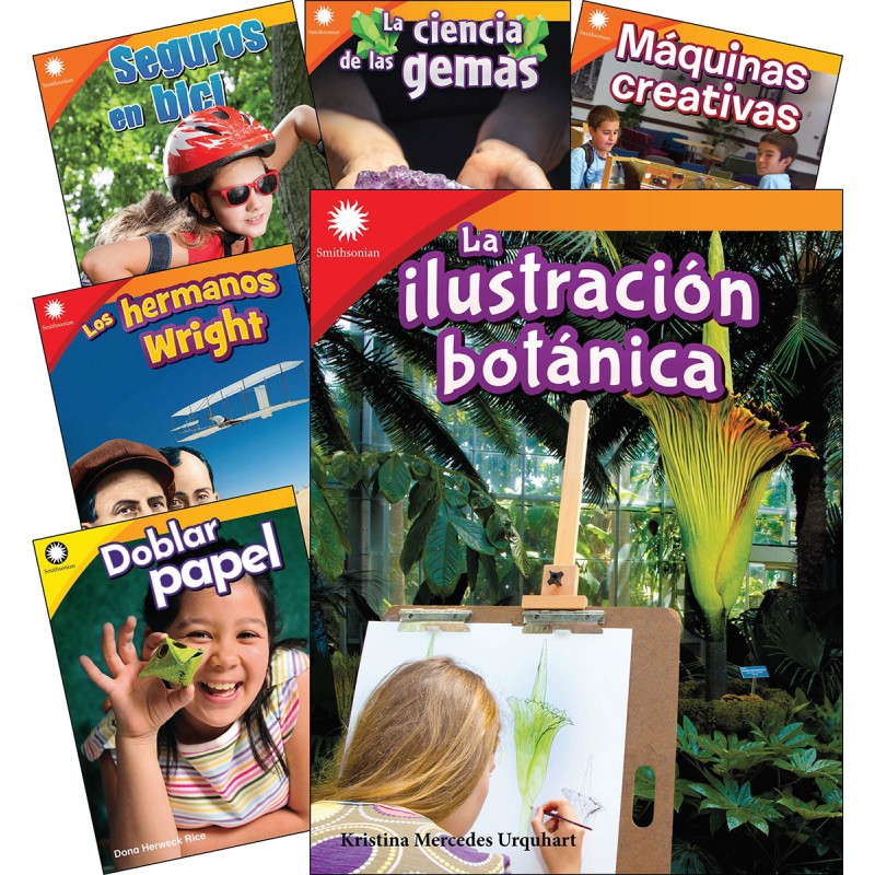 Smithsonian Informational Text: Fun in Action Spanish Grades 2-3: 6-Book Set