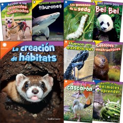 Smithsonian Informational Text: Animals Spanish Grades K-2: 9-Book Set