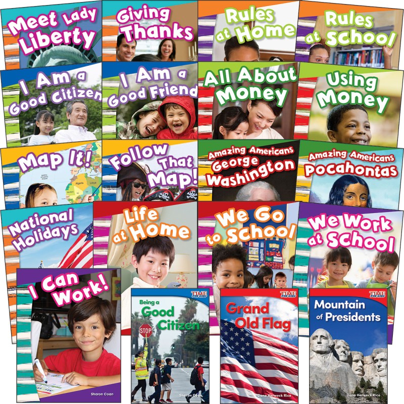 Social Studies (C3) Grade K: 20-Book Set