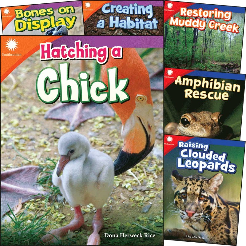 Smithsonian Informational Text: Animals Grades 2-3: 6-Book Set