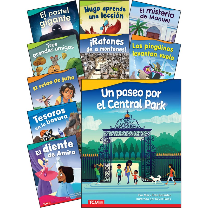 Literary Text Grade 1 Set 1 Spanish: 10-Book Set