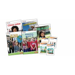 iCivics Spanish Grade 1: Leadership & Responsibility 5-Book Set + Game Cards