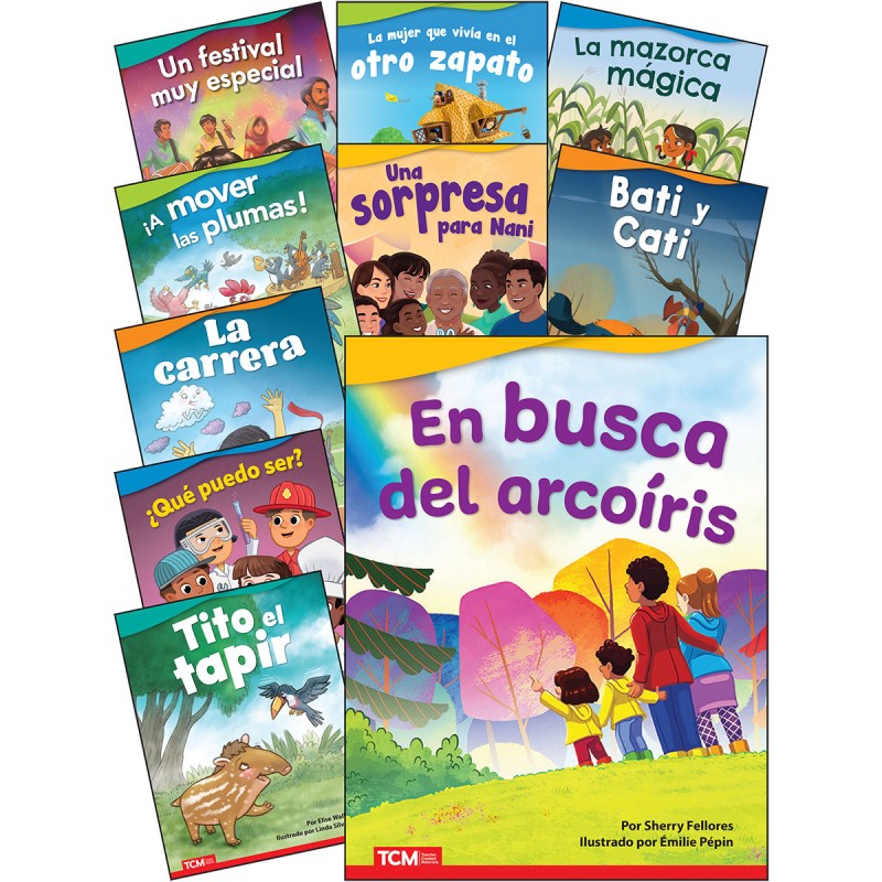 Literary Text Grade 1 Set 2 Spanish: 10-Book Set