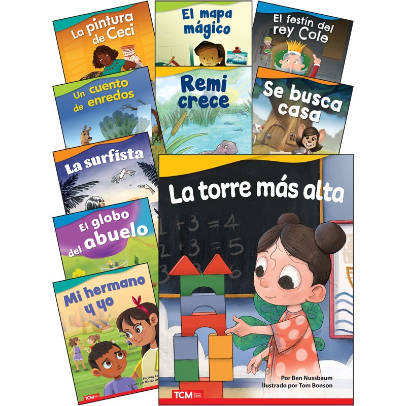 Literary Text Grade 1 Set 3 Spanish: 10-Book Set