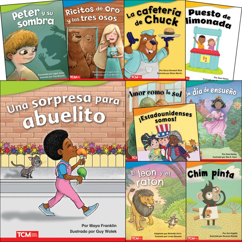 Literary Text Grade K Set 1 Spanish: 10-Book Set